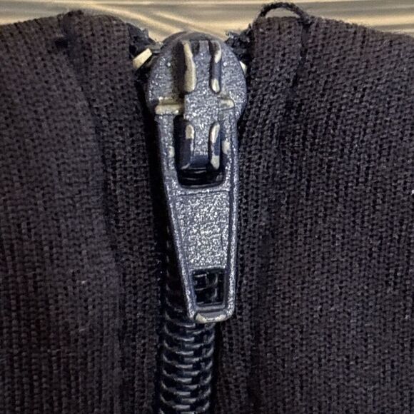 Pearl Izumi Vintage Navy Blue X-Static 1/4 Zip Long Sleeve Pullover Men's Large - Picture 11 of 14